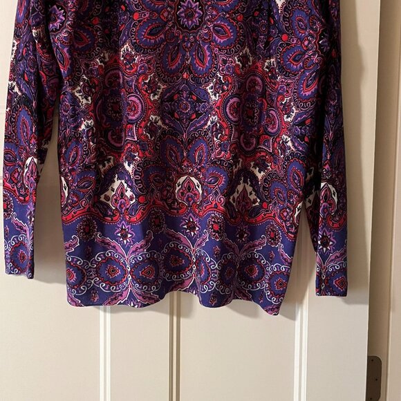 PRICE DROP Talbots NWOT Merino Wool Sweater Multi-Color Long Sleeve Size 1X - Picture 6 of 6